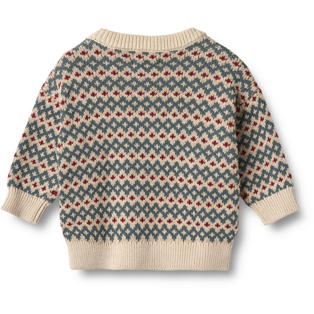 Køb Wheat Offwhite Jacquard Pullover Harlow