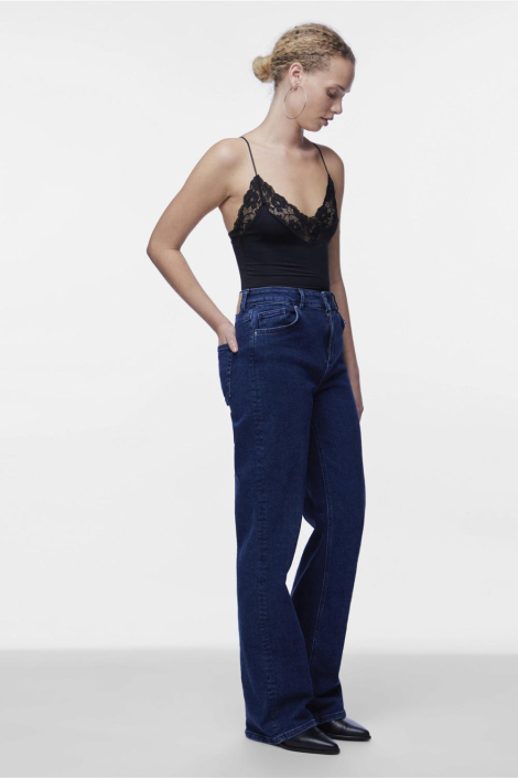 Pieces zwarte dames top