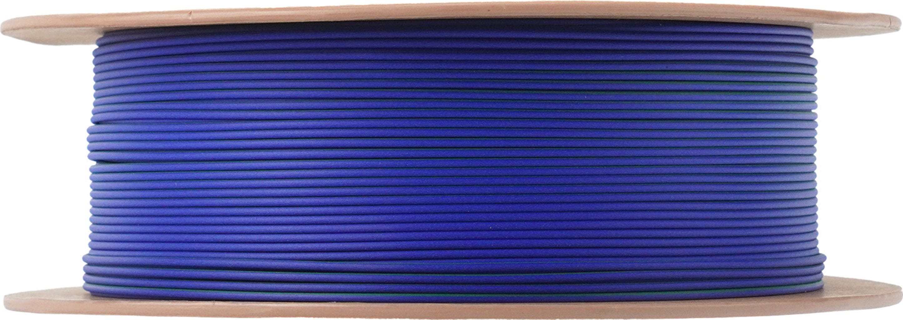 eSUN  PLA-Matte Dual Green Blue, 1,75 mm / 1000 g    Zweifarbiges Filament mit matter Oberfläche in Grün Blau