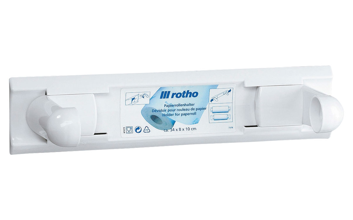 Rotho Küchenrollenhalter mit verstellbarer Halterung