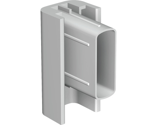 Schilderijrail All-In-One Click Rail 2 m zilvergrijs