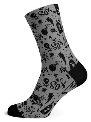 Paire de Chaussettes - Doodle Grey Socks