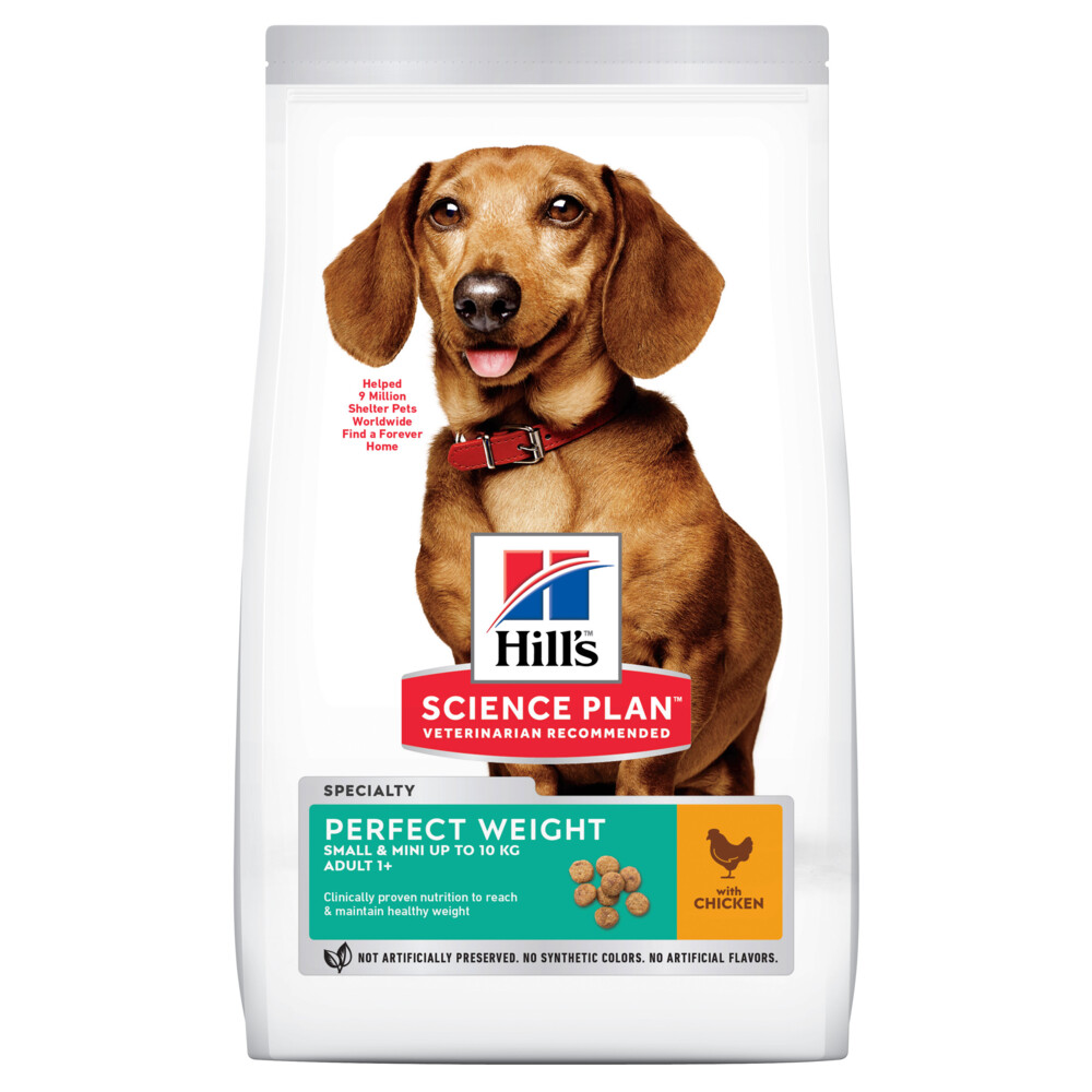 Hill's Science Plan Hondenvoer Adult Perfect Weight Small & Mini Kip1,5 kg