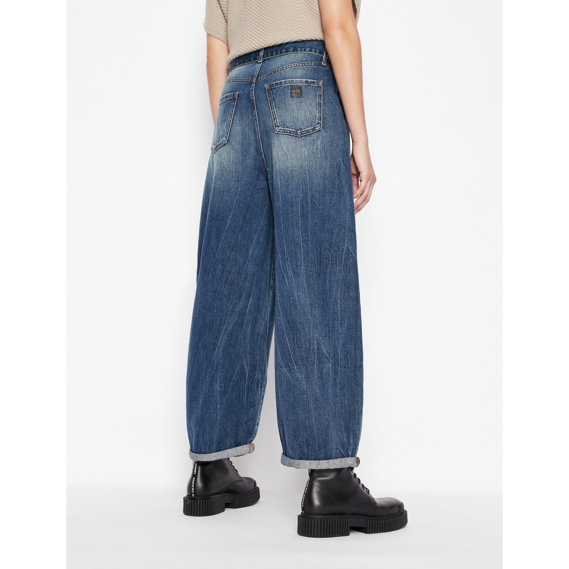 Armani Exchange Wide Leg Jeans