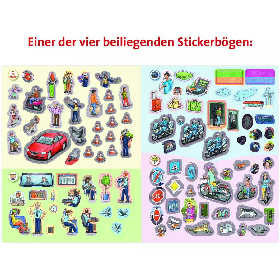 Ravensburger Wieso? Weshalb? Warum? Stickerheft Polizei