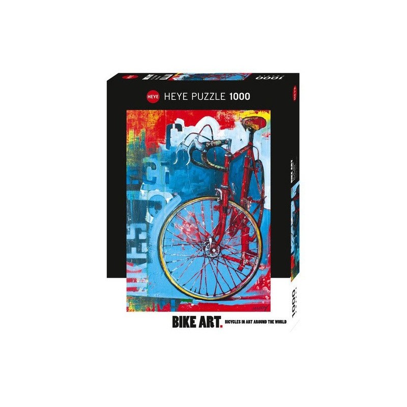 Puzzle 1000 pièces - Bike Art Red