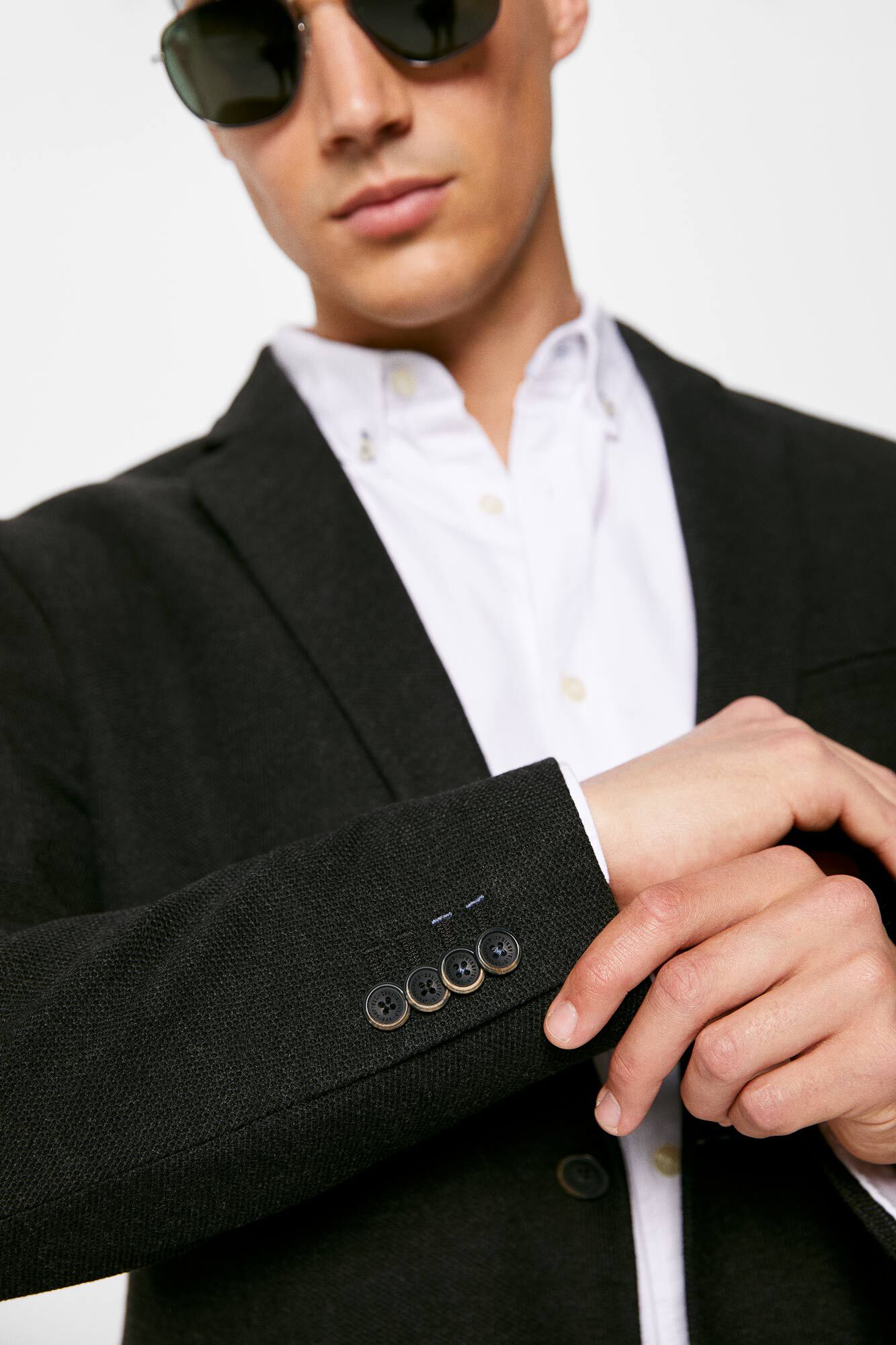 Blazer olho de pássaro