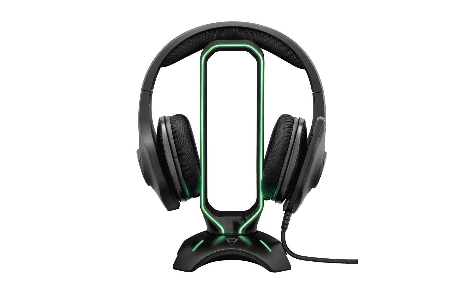 Kopfhörerständer GXT 265 Cintar RGB SchwarzGaming-Headset Ständer mit RGB-Beleuchtung