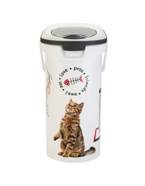 Curver Voercontainer Kat - Kattenvoerbewaarbak - 10 l