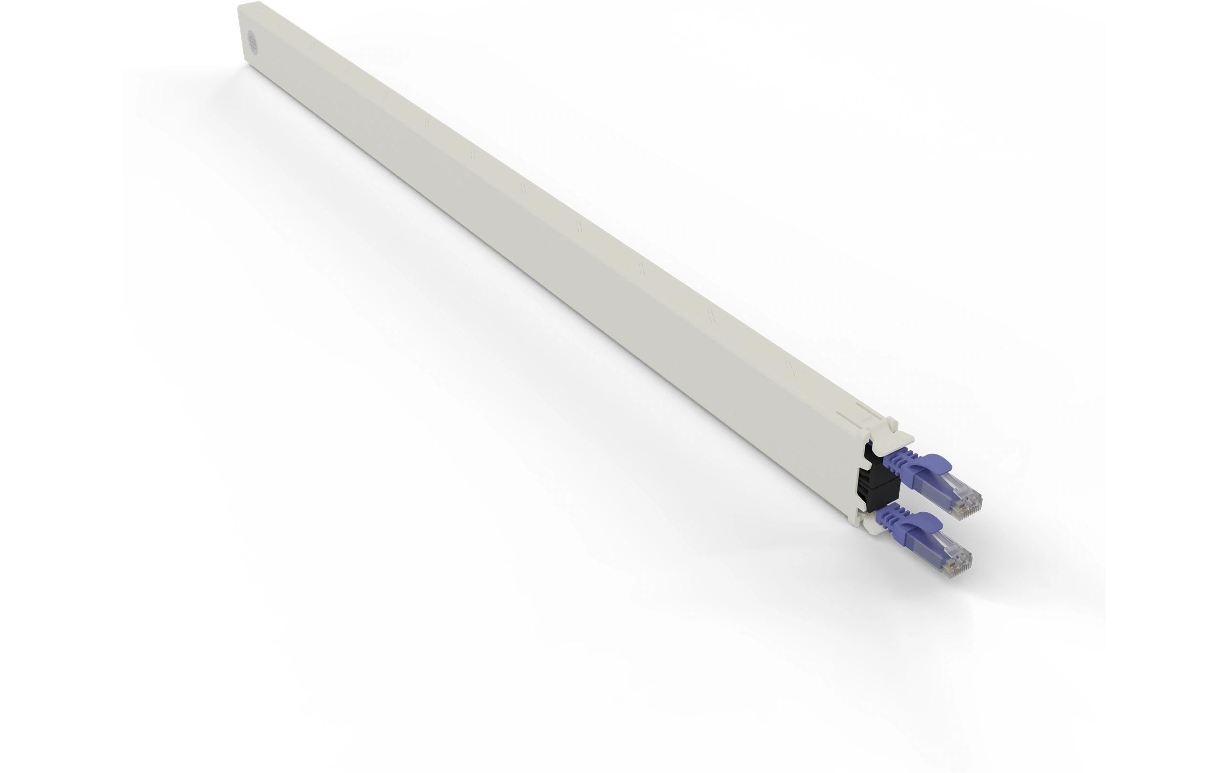 patchbox.one / Cassette / 30RU / Cat 6A, UTP, 1.8 m, ViolettAll-in-One Lösung für Ordnung im Netzwerkschrank