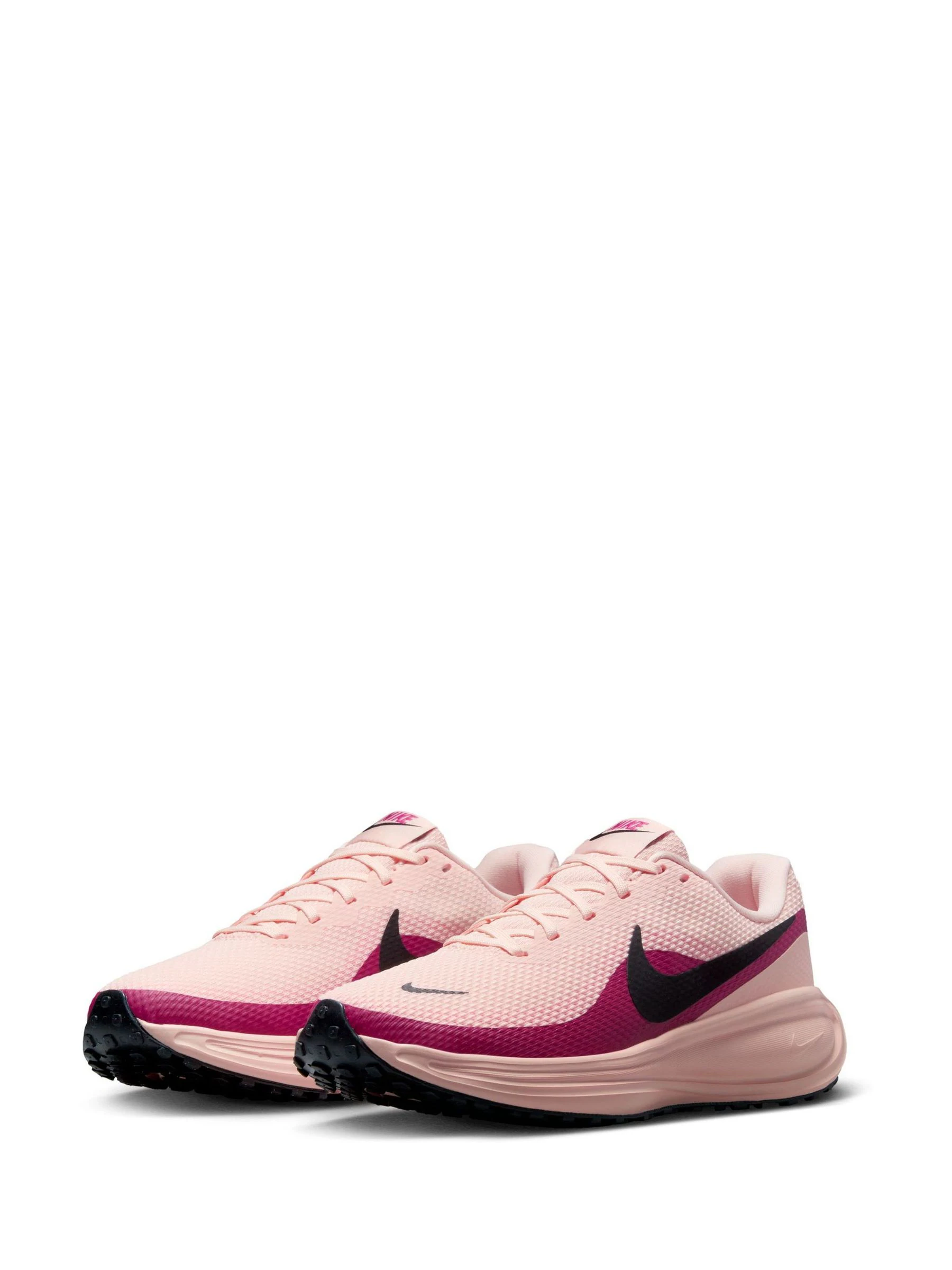 Koraalrood met wassing - Nike Revolution 8 hardloopschoenen