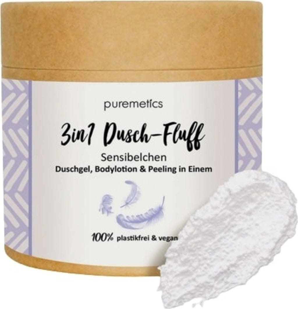 puremetics  3in1 Dusch-Fluff Sensibelchen, 250 g