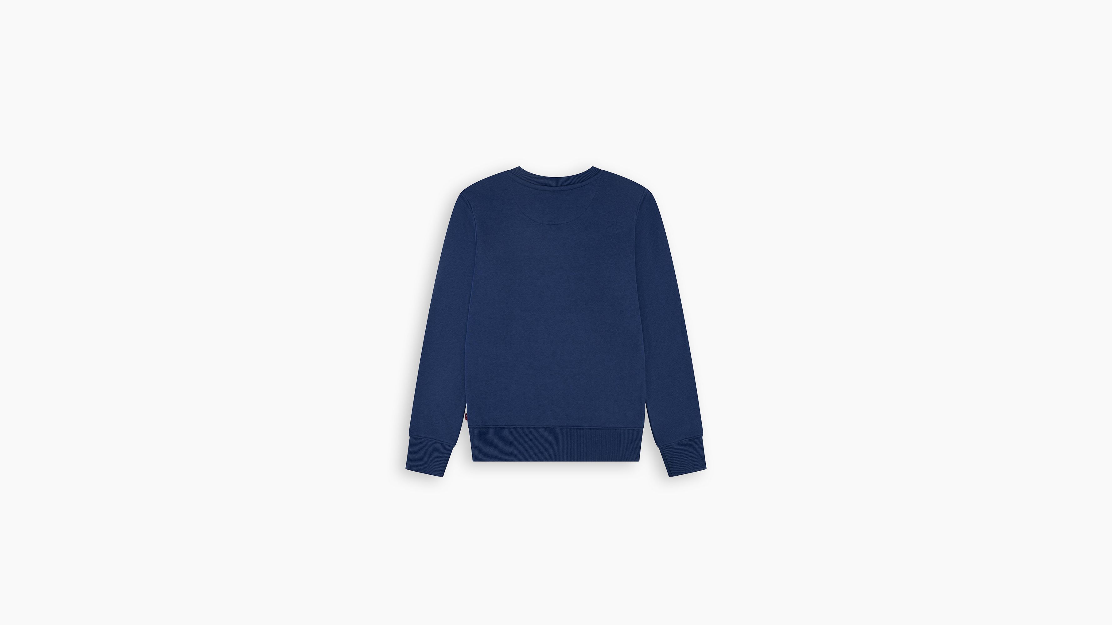 Sweat-shirt à col rond mini logo Enfant - Estate Blue - Bleu