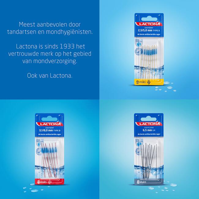 Lactona Easyclean 5,0 mm M 8 stuks