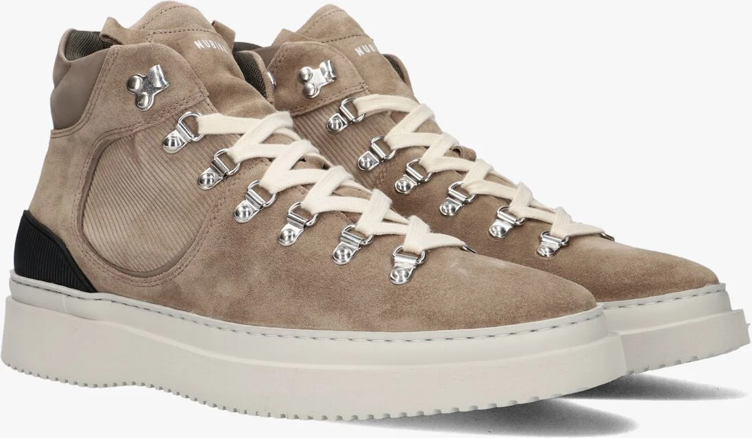 NUBIKK taupe nubikk hoge sneaker jonah aztec