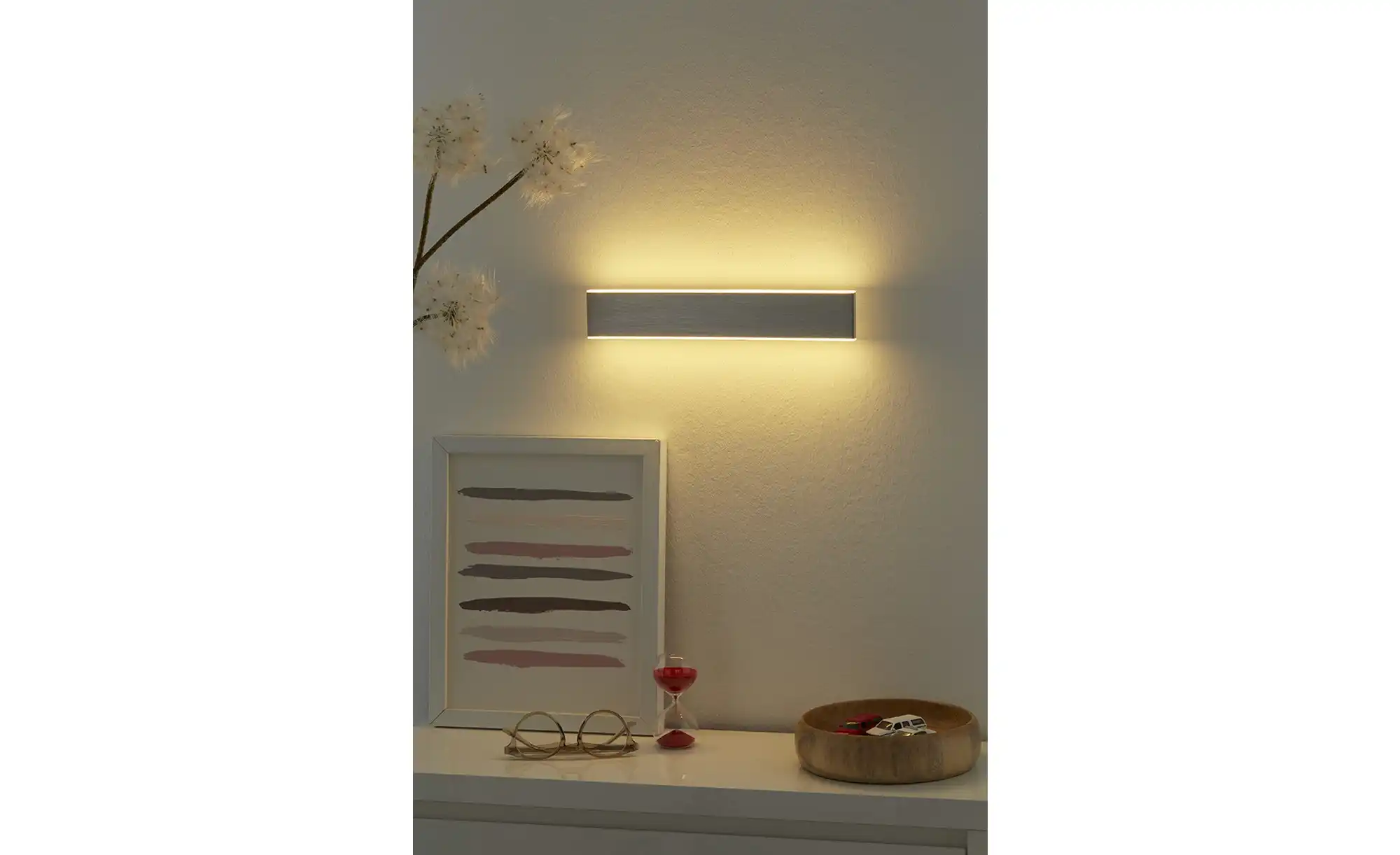 HELL-höllisch gutes Licht LED-Wandleuchte, alu matt, up & down