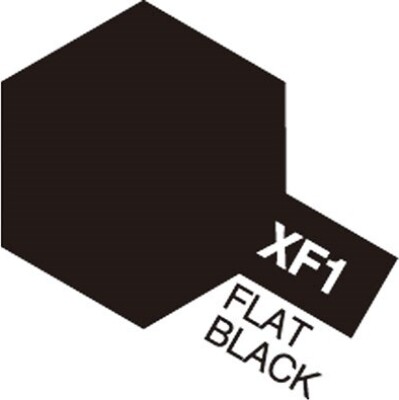Tamiya - Acrylic Mini - Xf-1 Flat Black 10 ML - 81701