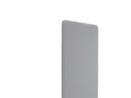 Skærmvæg, Abstracta Softline, 170 x 120 x 5 cm, lysegrå