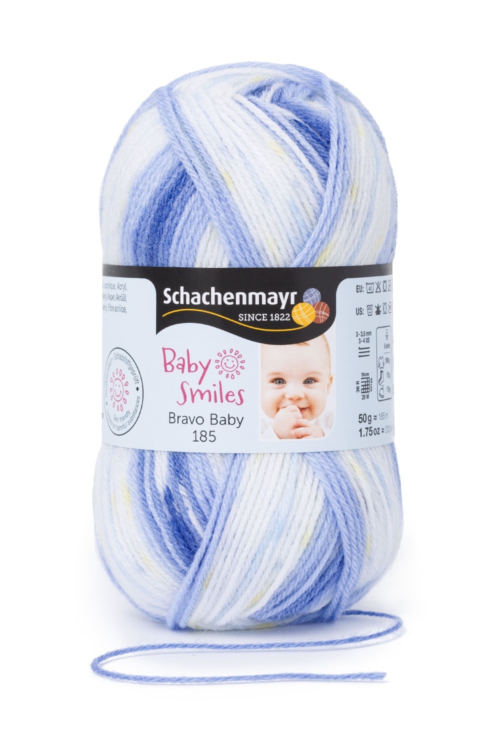 Wolle BRAVO BABY 185 - ben color - 50g