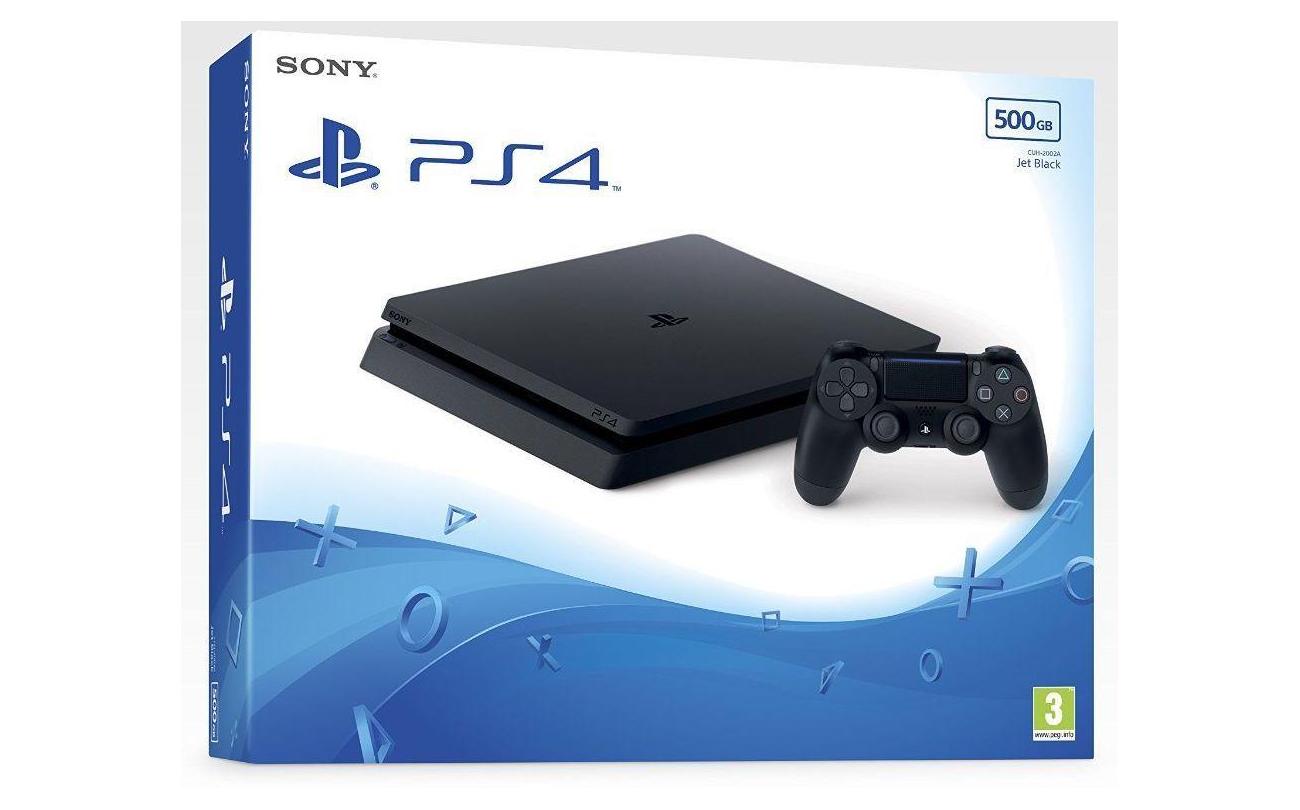 PS4 Slim 500GB Black Console