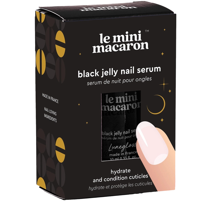 Le Mini Macaron Lunegloss Black Jelly Nail Serum 14 ml