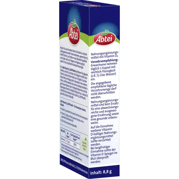 Vitamin D3 2.100 I.E. pflanzlich Kapseln