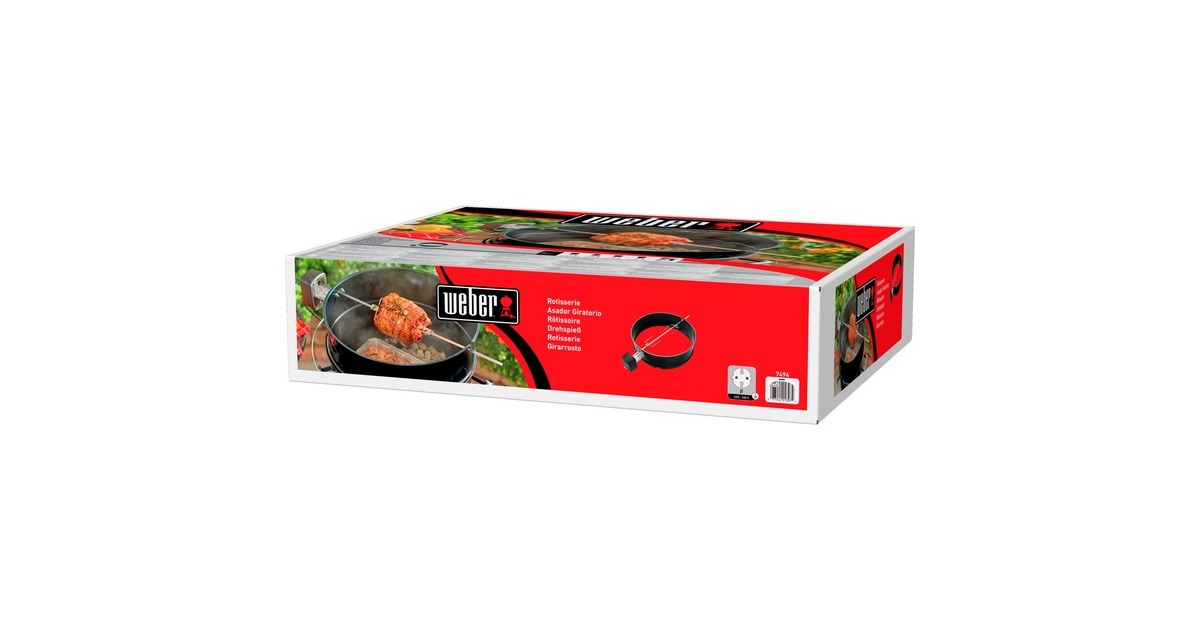 WeberBraadspit rotisserie  (Zwart/zilver)