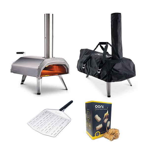 Lot Four à Pizza Karu 12 avec housse et accessoires Ooni