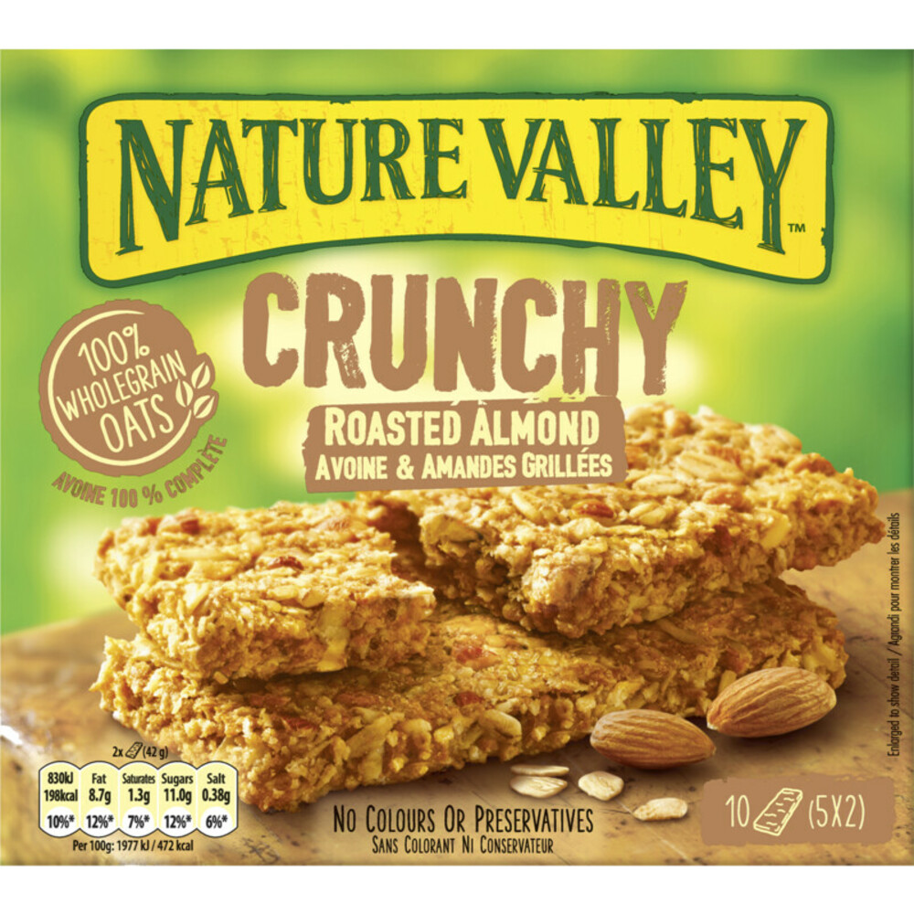Nature Valley Crunchy Roasted Almond5x2 stuks
