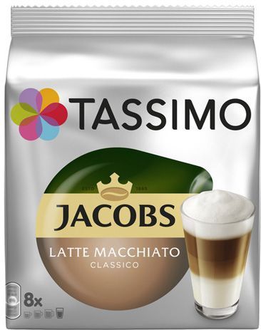 Tassimo - Jacobs Latte Macchiato Classico - Koffiecups - 5x 8 T-Discs
