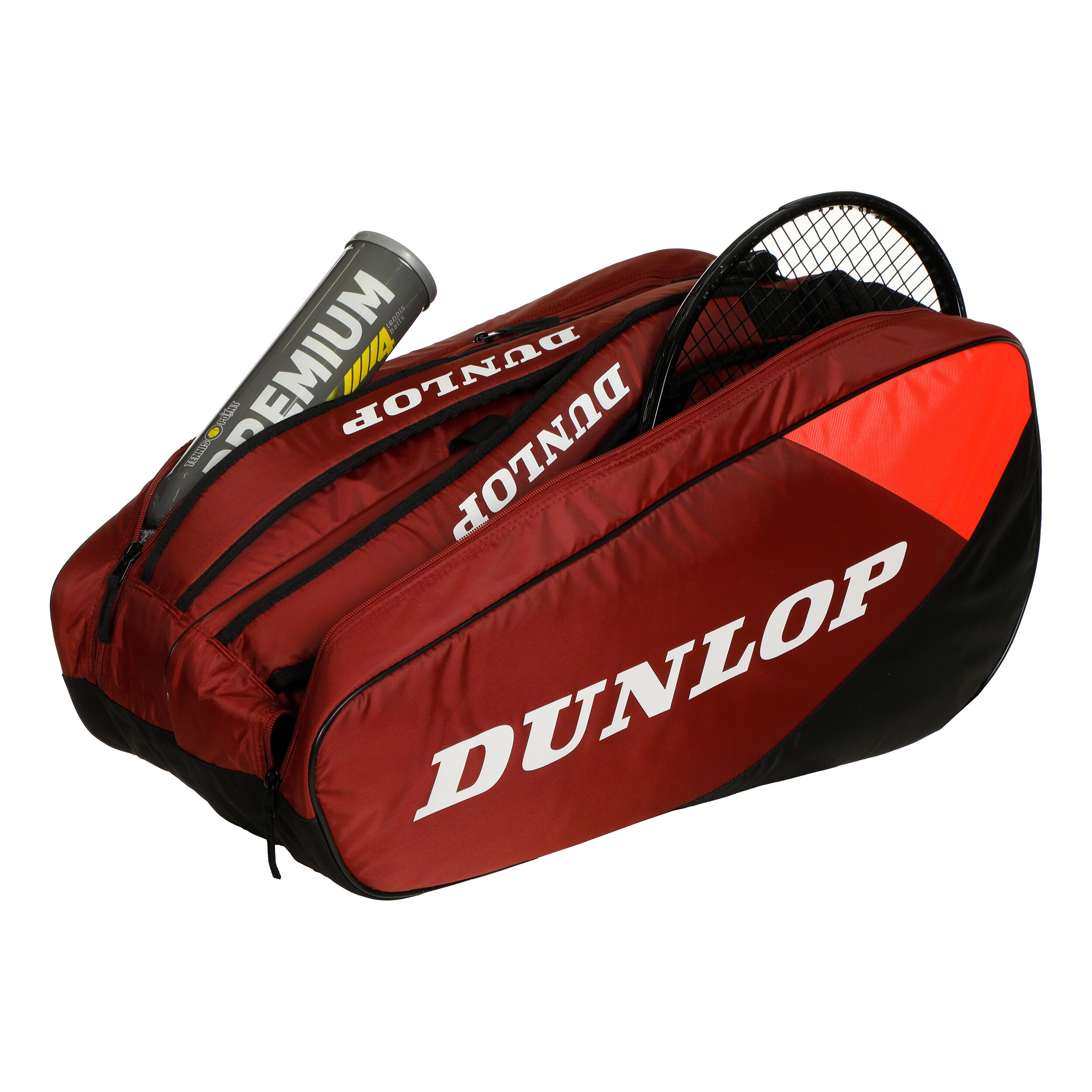 Dunlop Performance CX Club Housse De Raquette Lot De 10 - Noir , Rouge