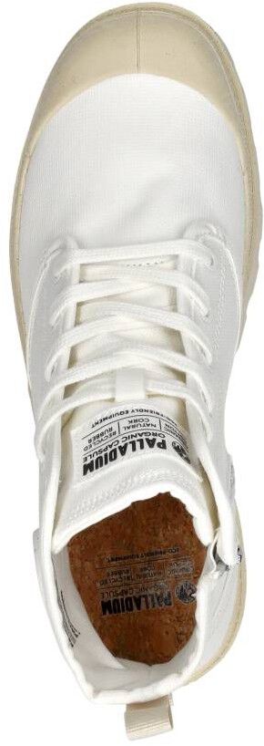 Palladium Pampa Hi Zip Oragnic wit