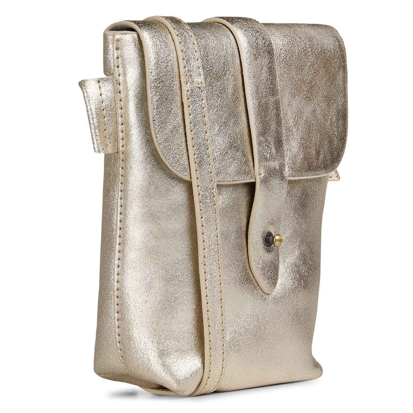 GABRIEL MINI - Sac bandoulière en cuir | Argent