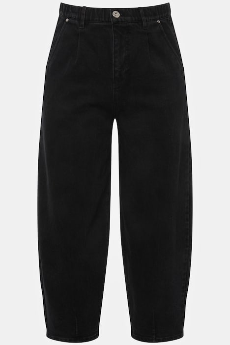 Ballon-Jeans, Wide Fit, Stretchdenim, 5-Pocket, Elastikbund