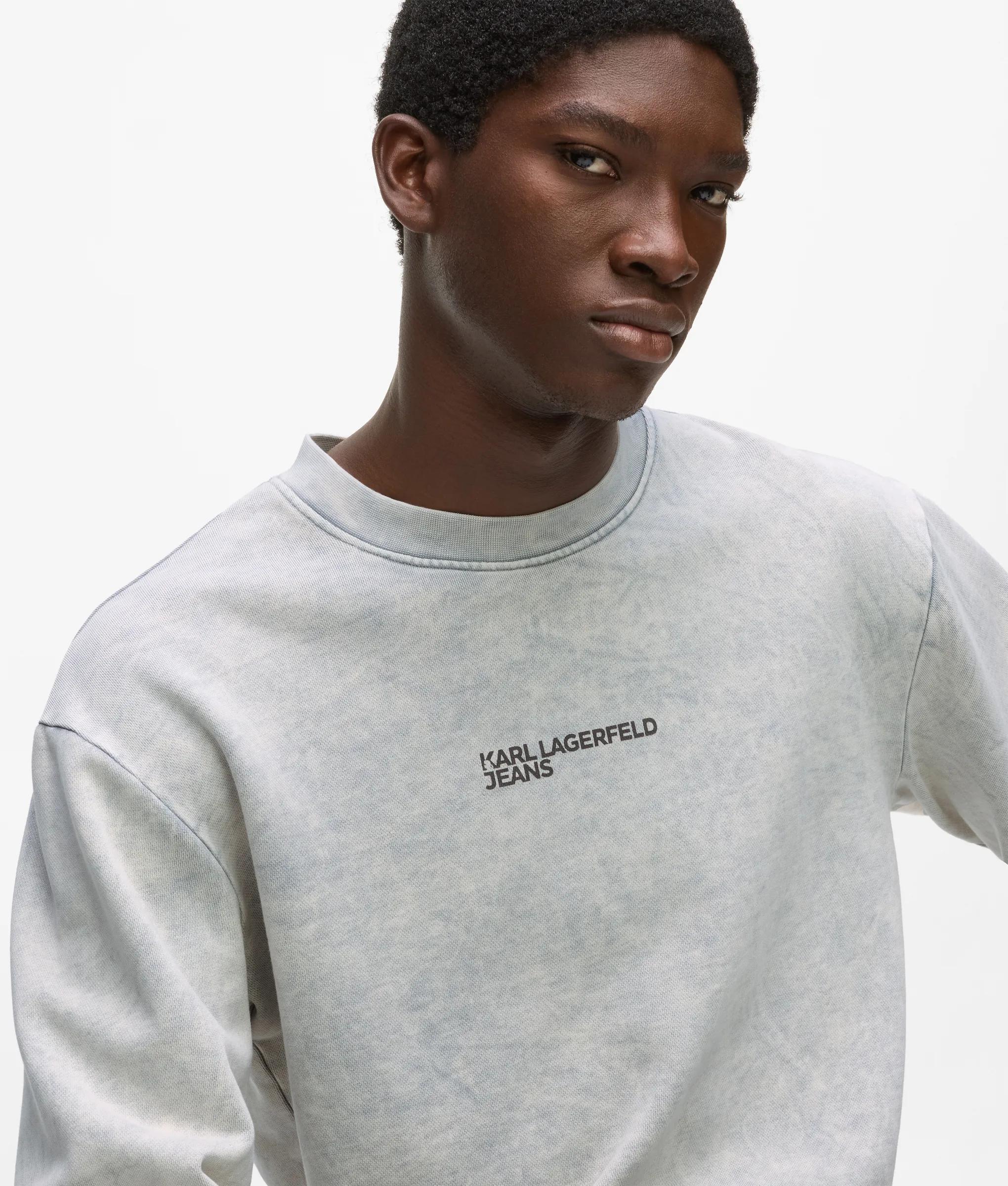 Gewassen normaal sweatshirt