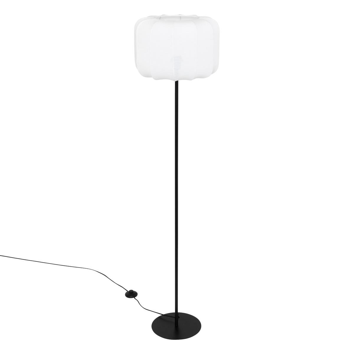LAMPADAIRE DROIT COTON TOBIE BLANC H.150CM