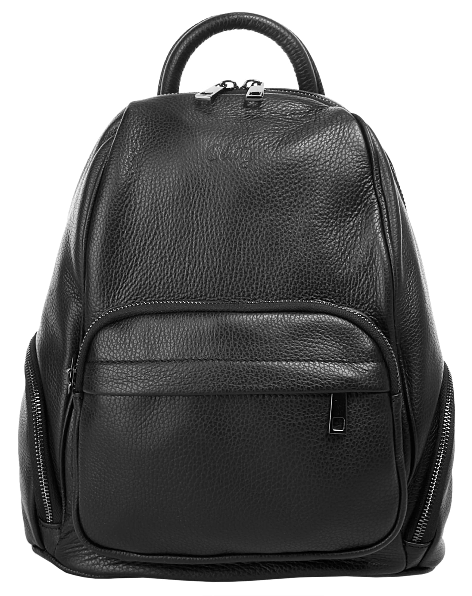 Cluty Cityrucksack echt Leder, Made in Italy