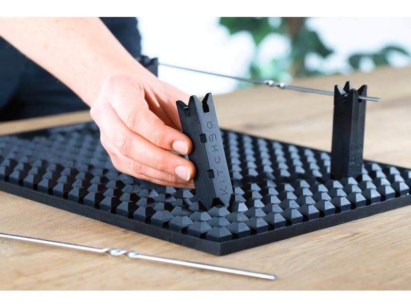 KitchBo Backmatte 8-tlg Silikon-Backunterlage Starter Set aus «Die Höhle der Löwen»