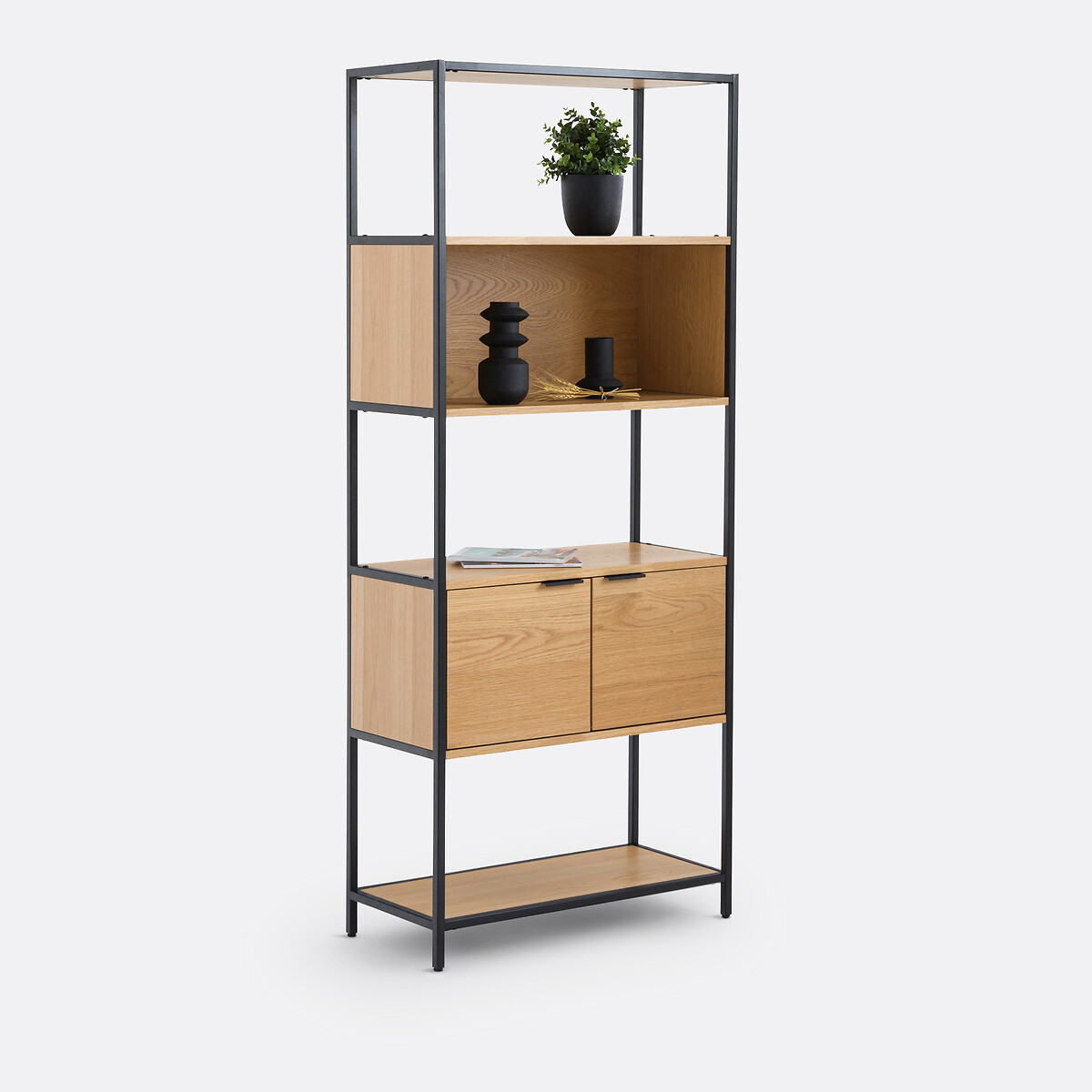 LA REDOUTE INTERIEURS<br>Prateleira modular, 1 nicho, 2 portas, Volga