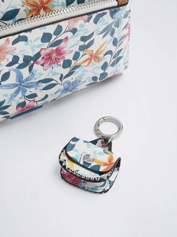 Bolsa Badolera Estampado Floral - Rosa