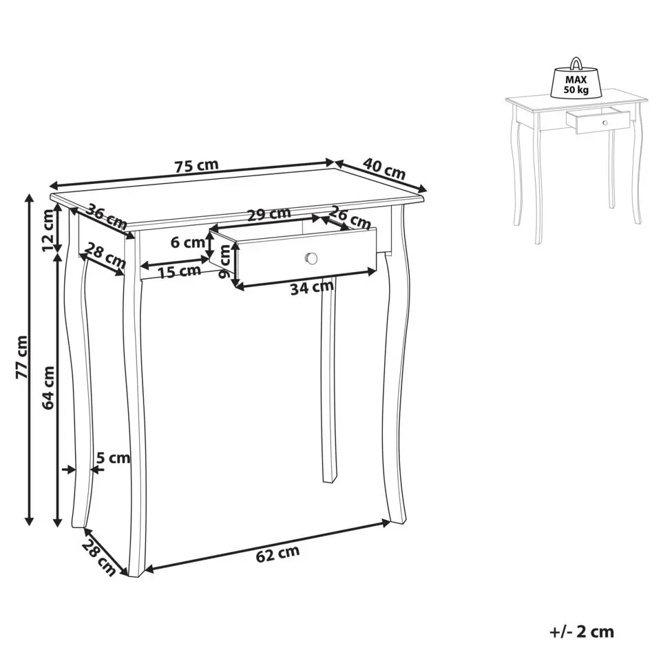 ALBIA - Dressoir - Wit - MDF