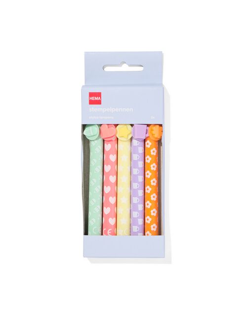 5 stylos tampons