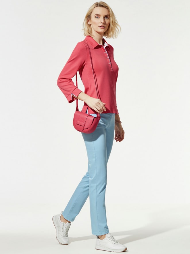 Poloshirt Strukturmuster