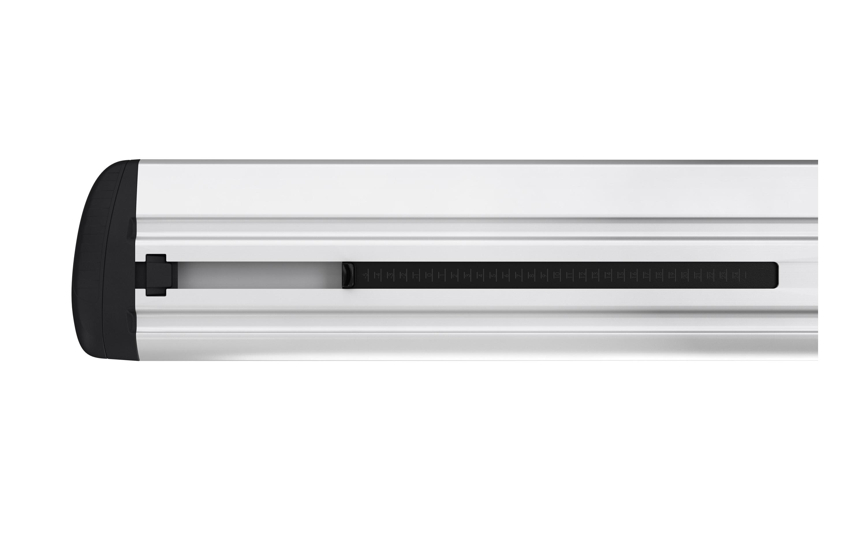 Lastenträger WingBar Evo 135 cm, Silber, 2 Stk.<br>Aerodynamische Laststrebe