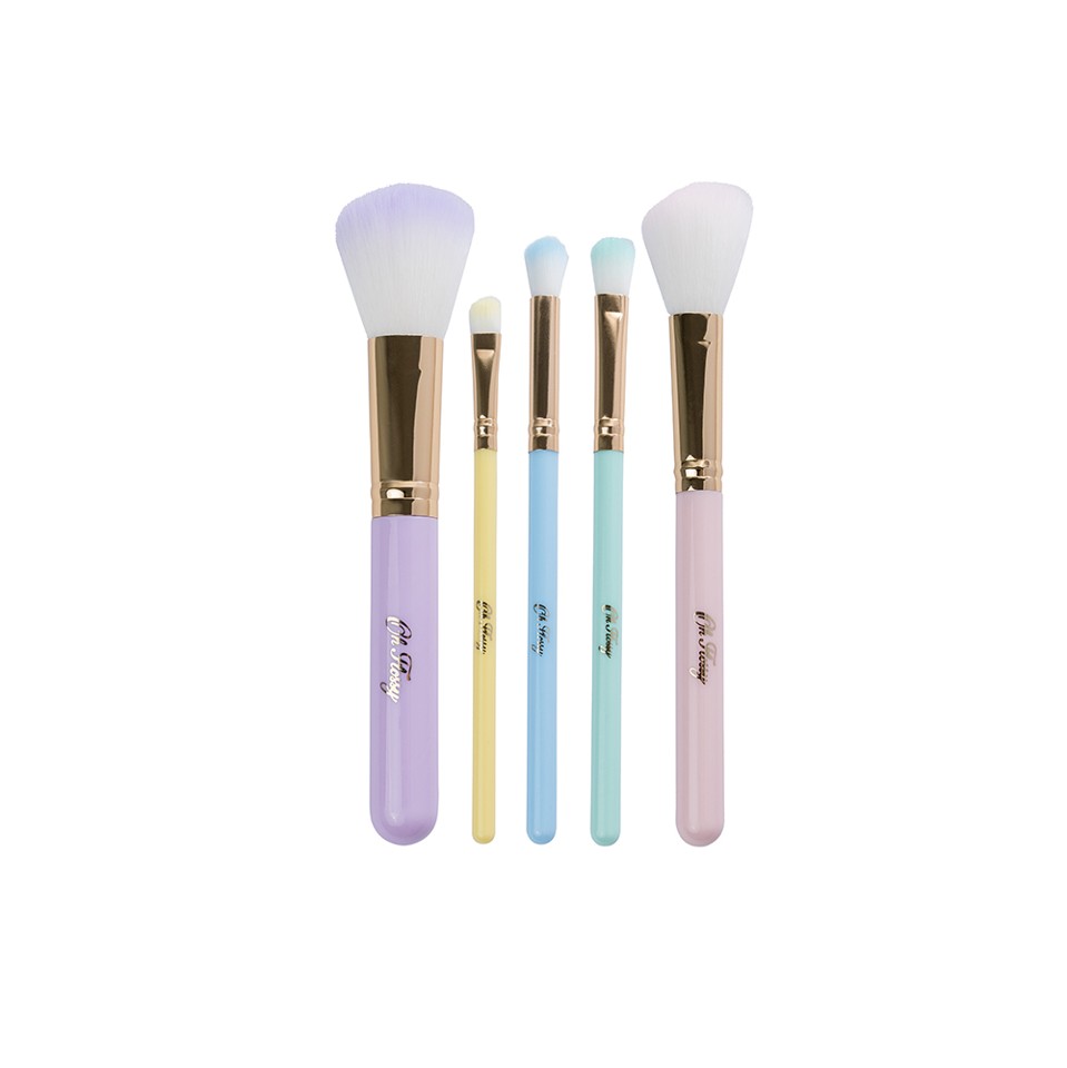 Oh Flossy - 5 stk Rainbow make-up børster