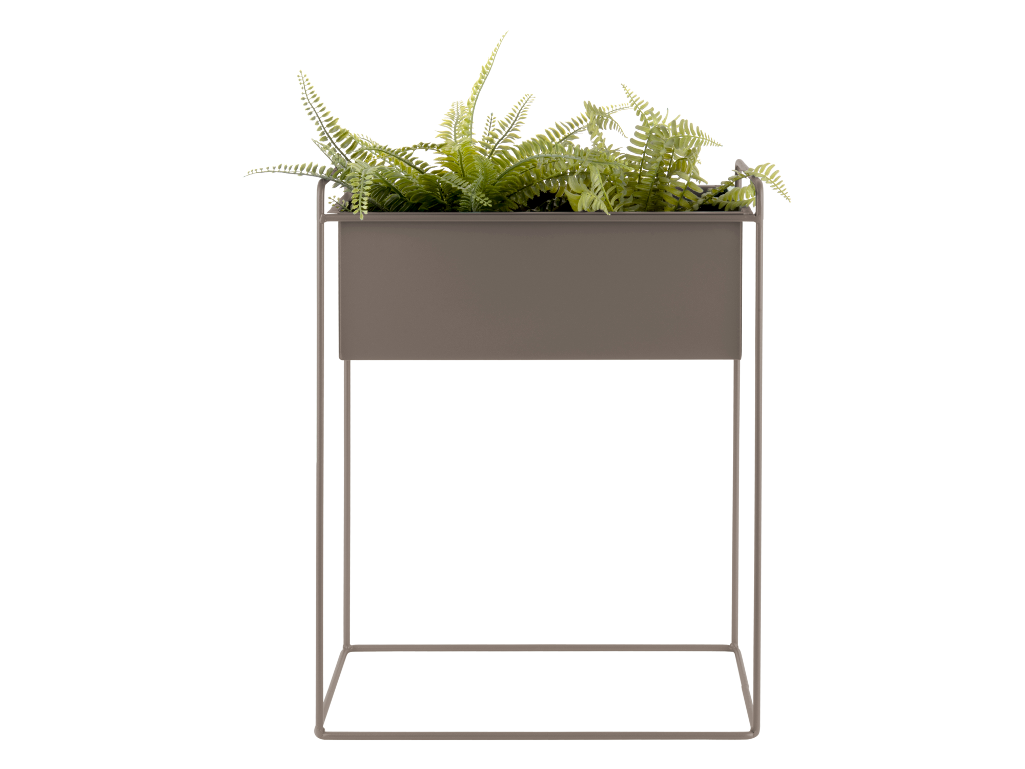 Plant pot set Essence straight iron moss green