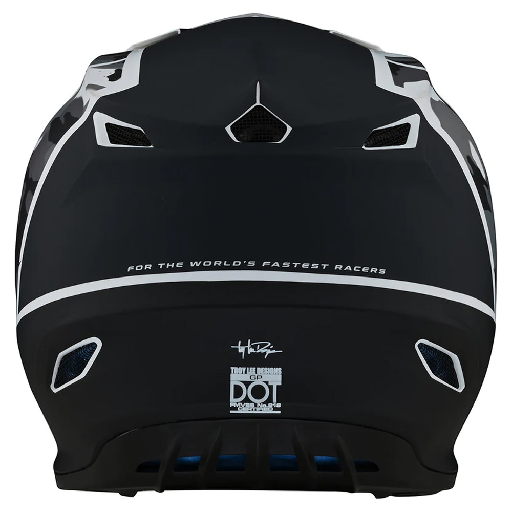 Troy Lee Designs - Casque GP Nova Noir / Blanc / Camouflage Noir