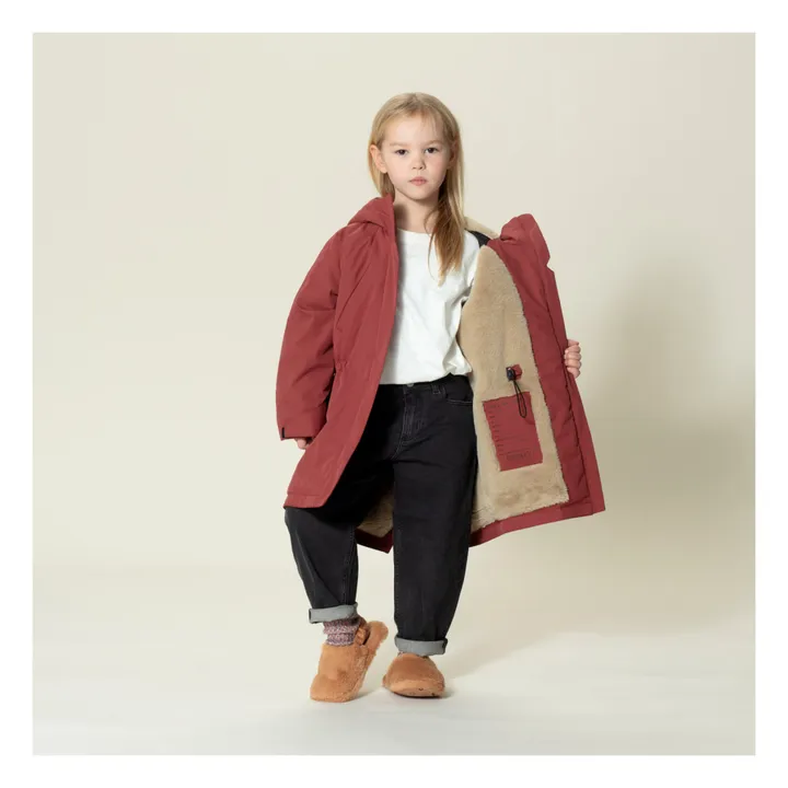 Gosoaky Parka Fast Camel | Rouge cerise