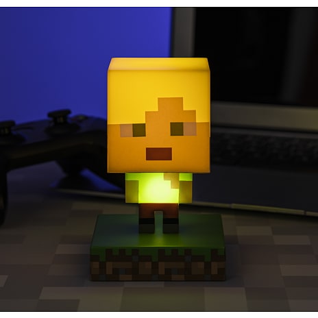 Minecraft Alex lampe - multifarvet