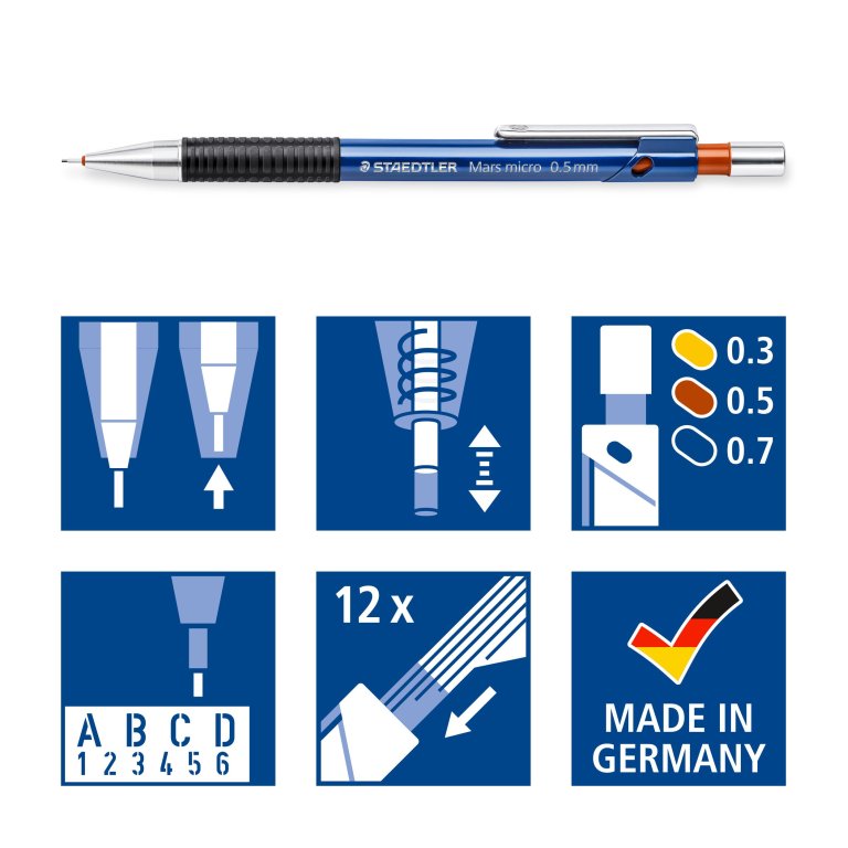 Staedtler Druckbleistift Mars micro 775, Set